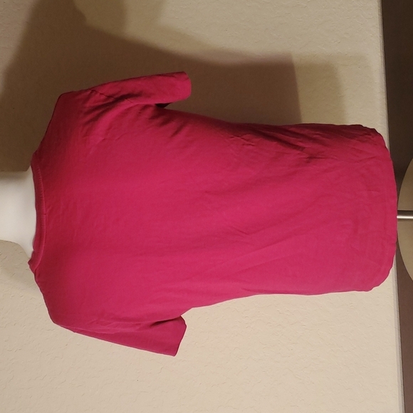 Armani Exchange A|X pink sz M v-neck top - Picture 8 of 8